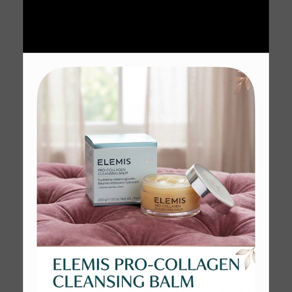 ELEMIS Pro-Collagen Cleansing Balm – Cream and Silver Packaging